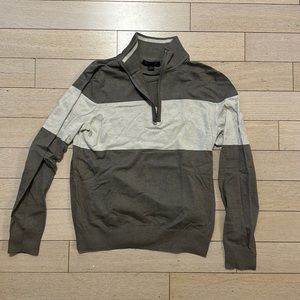 Banana Republic Pima Cotton Cashmere 1/4 Zip Sweater